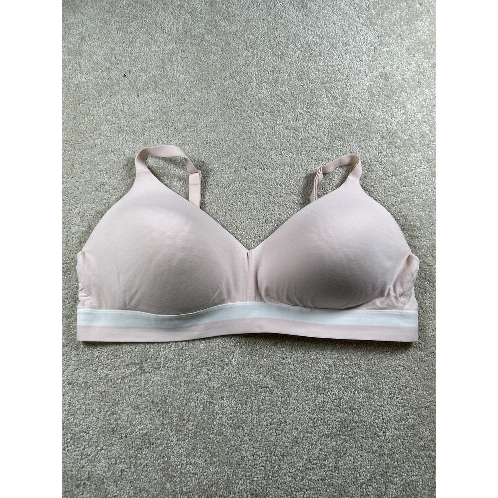 Hanes Bra Womens 3XL Wirefree ComfortFlex Fit Wireless Pullover Support Plus Siz